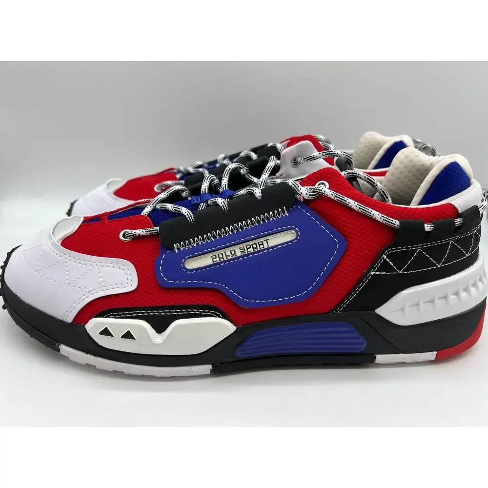 Polo Ralph Lauren PS200 SK HTL Men's Red Blue White Shoes Size 14 NEW